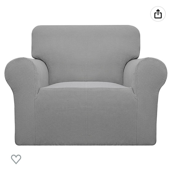 Easy-Going 1-Piece Oversized Stretch Slipcovers ,Light  Gray. - Picture 2 of 7